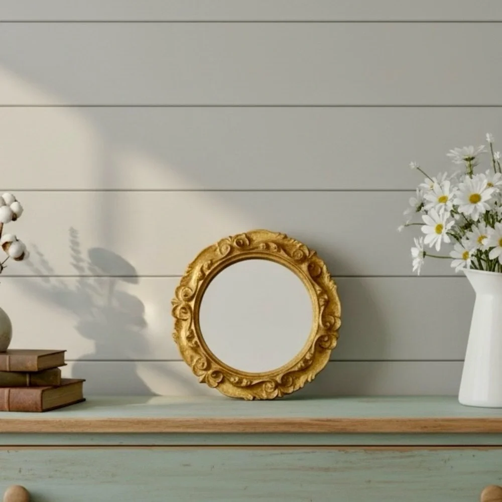 Italian Florentine Hollywood Regency Gold Giltwood Baroque Wall Mirror